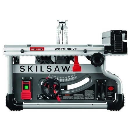 SKIL Portable Worm Drive Table Saw, 120 VAC, 15 A, 814 in Dia Blade, 58 in Arbor, 5300 rpm Speed SPT99T-01